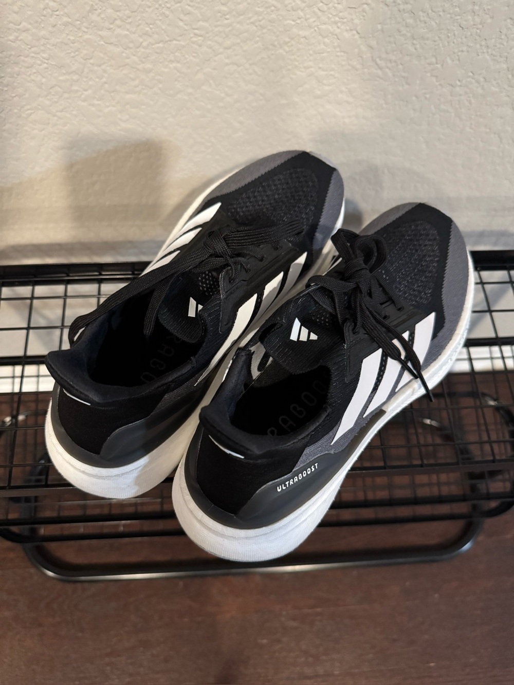 adidas Ultraboost 5X 'Black White Carbon' Sneakers / IH3102 / Women's US 7